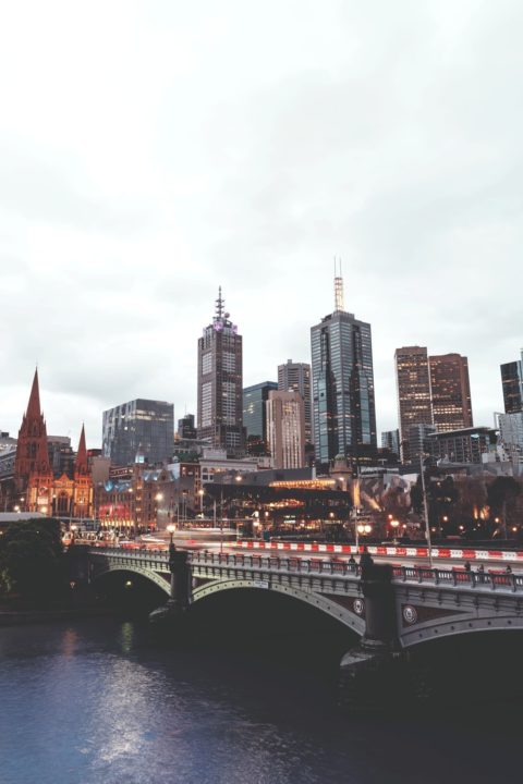 landscape photography of high rise building