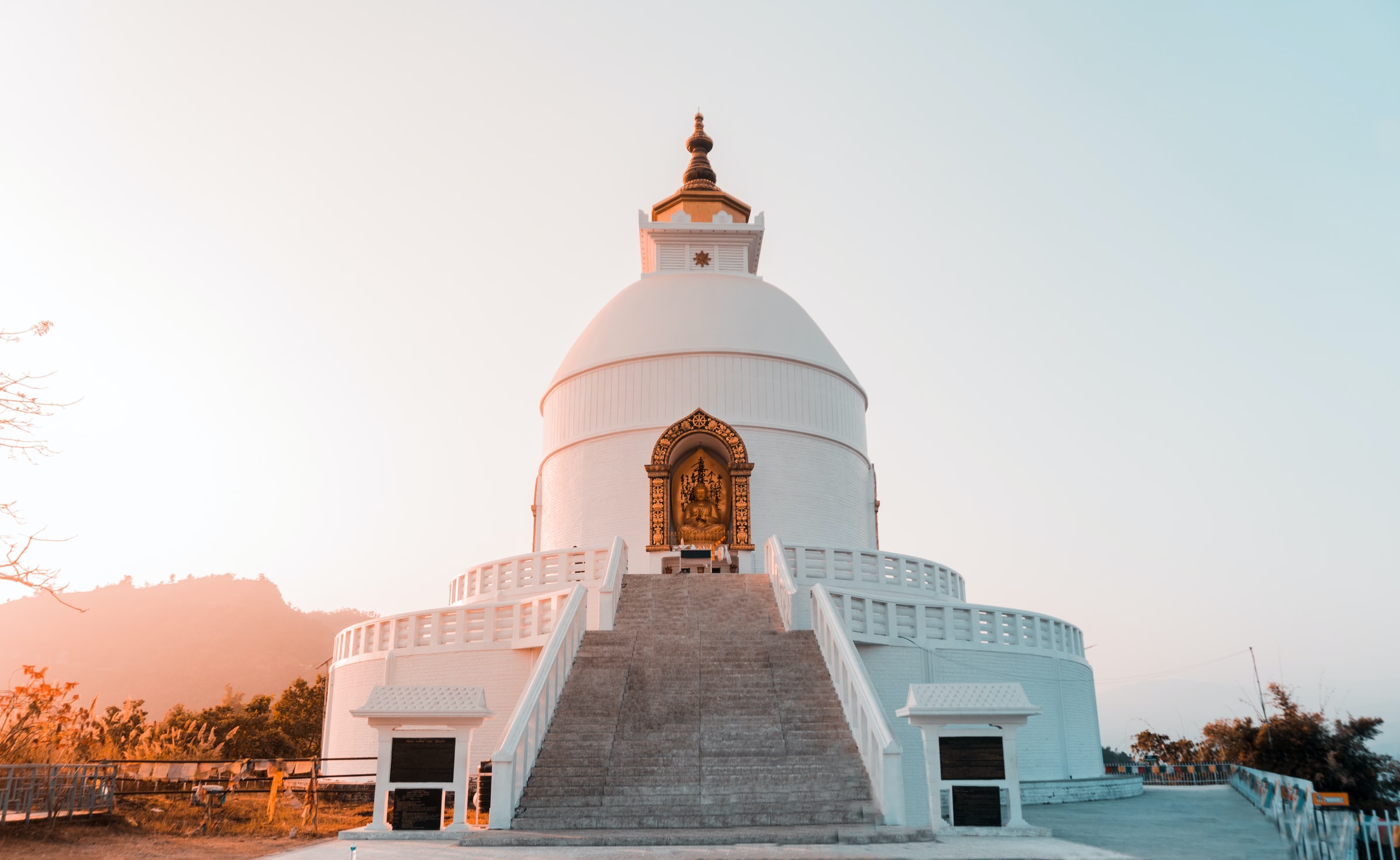 尼泊爾世界和平塔World Peace Pagoda