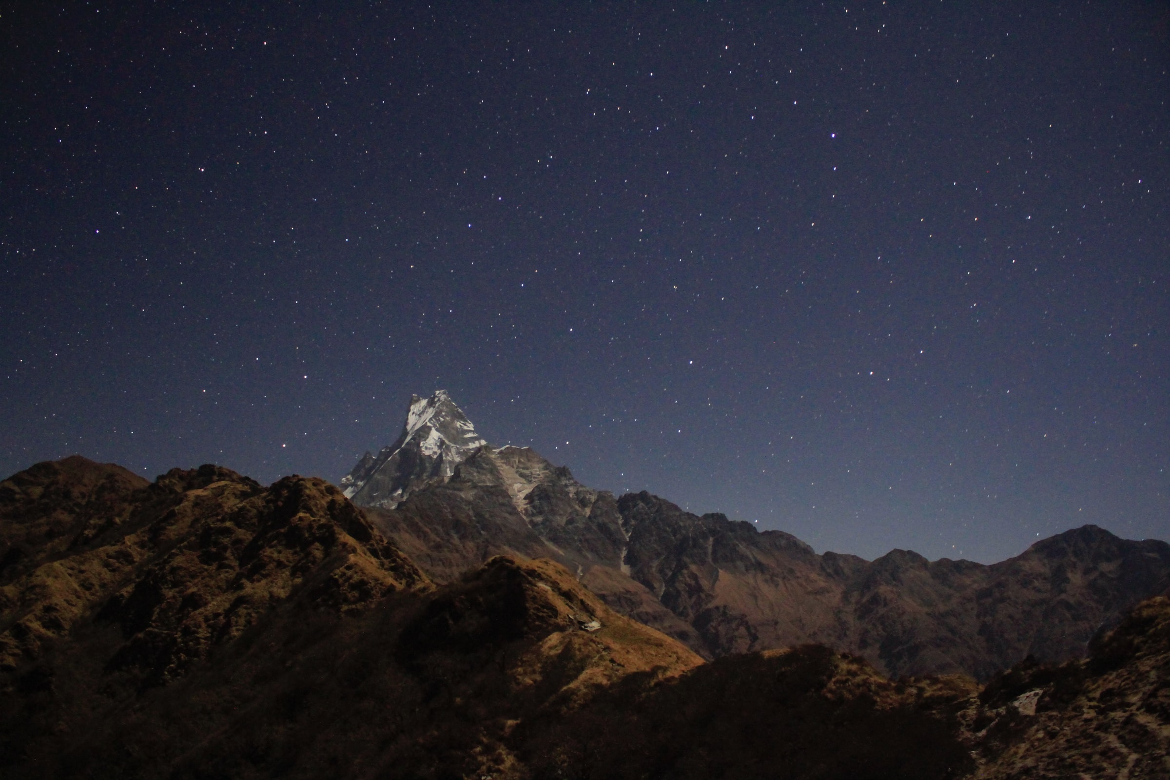 尼泊爾⻥尾峰Machhapuchhre