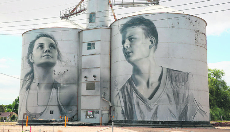 Rupanyup Silo Art