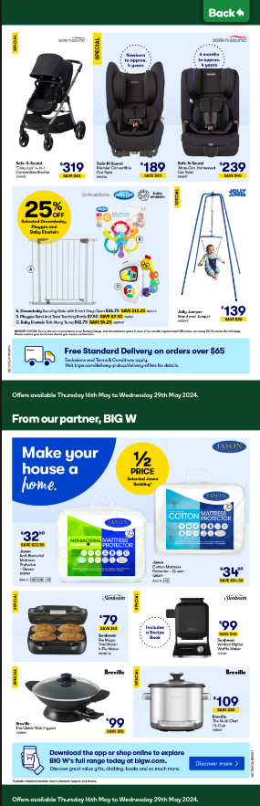 Woolworths本周半价商品