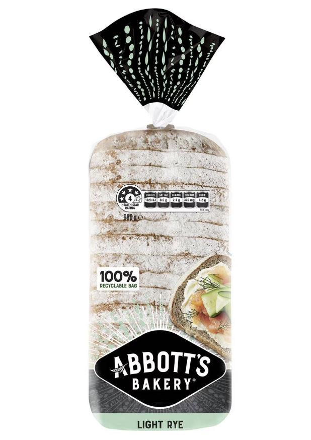 Abbott』s Baker淺黑麥麵包