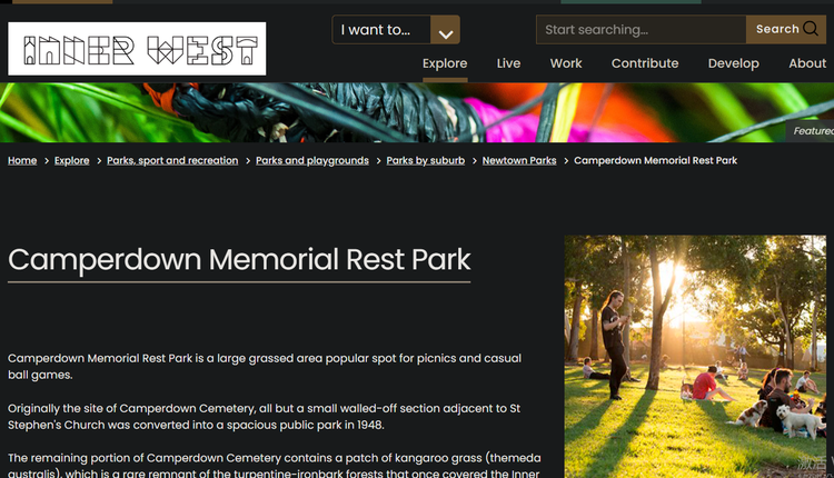 Camperdown Memorial Rest Park