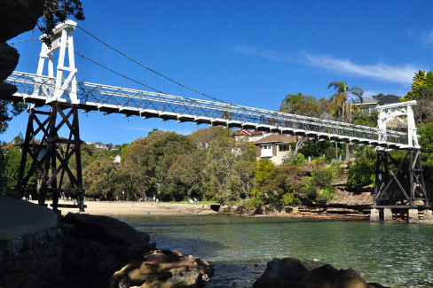 Watson Bay，Parsley Bay的弔橋