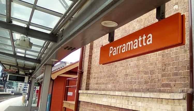 悉尼西部Parramatta火車站